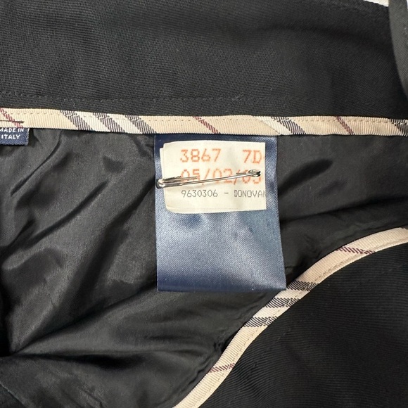 Burberry London Tailored Black Dress Pants – Made in Italy – Size USA 10 (UK 12) - Picture 9 of 13